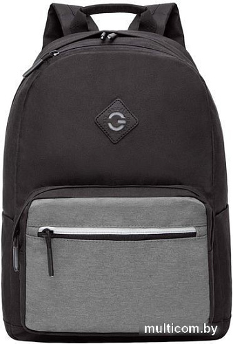Городской рюкзак Grizzly RQL-218-2 (черный/серый)