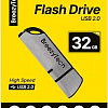 USB Flash BreezyTech U012 32GB (серебристый/черный)