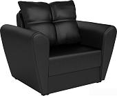 Кресло-кровать Мебель-АРС Квартет (экокожа, черный)
