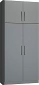 Шкаф распашной Макс Стайл Smart Egger 219x100x35 14A3550 (серый пыльный U732 ST9)
