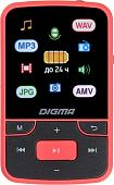MP3 плеер Digma T4 8GB (черный/красный)