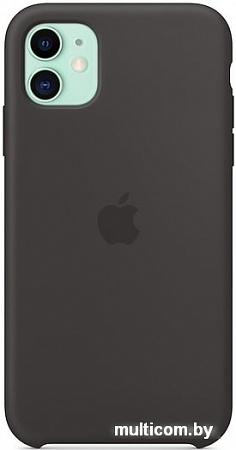 Чехол Apple Silicone Case для iPhone 11 (черный)