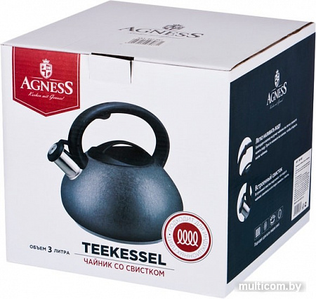 Чайник со свистком Agness 907-086