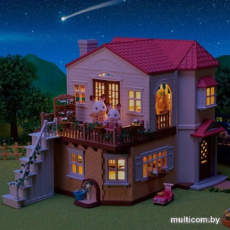 Кукольный домик Sylvanian Families Большой дом со светом 5302