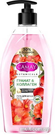Косметика по уходу за телом Camay Гель для душа Цветы граната 750 мл