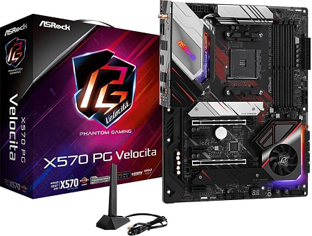 Материнская плата ASRock X570 PG Velocita