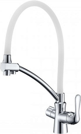 Смеситель Lemark Comfort LM3070C (белый)