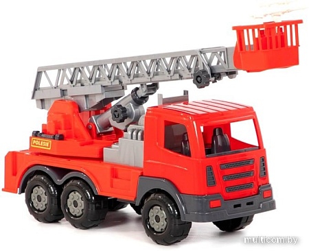 Игрушечный транспорт Полесье Престиж автомобиль пожарный в лотке 79701