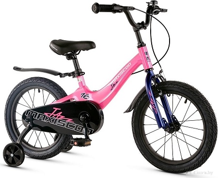 Детский велосипед Maxiscoo Jazz Стандарт Плюс 16 2025 MSC-J1642 (розовый сапфир, разобранный)