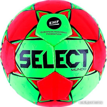 Мяч Select Mundo (3 размер, салатовый/красный)