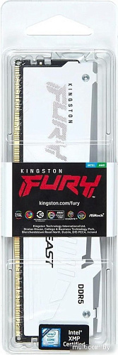 Kingston FURY Beast RGB 16ГБ DDR5 6400 МГц KF564C32BWA-16