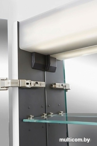 AM.PM Шкаф с зеркалом Sensation 80 M30MCL0801WG (левый, белый глянец)