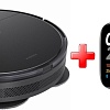 Робот-пылесос Xiaomi Robot Vacuum S20+ B108GL (международная версия, черный) + Умные часы Xiaomi Redmi Watch 3 (черный, международная версия) по акци