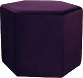 Пуфик Brioli Сота (в40 фиолетовый)