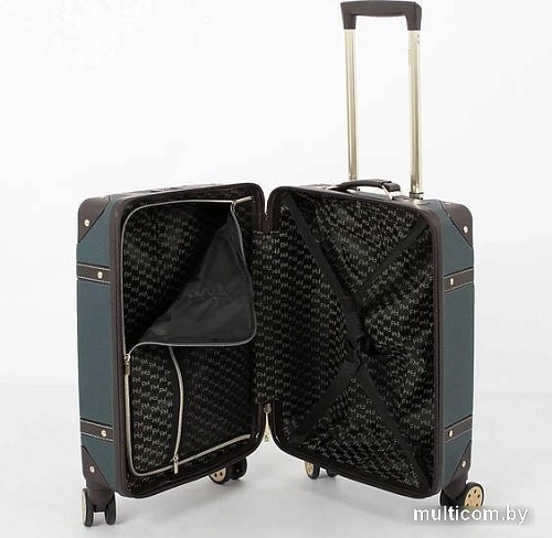 Чемодан-спиннер Francesco Molinary 336-0193/3-20 (зеленый)