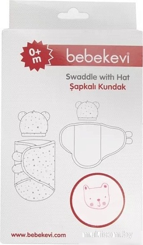 Пеленка-кокон Bebekevi BEV?1280-1 (розовый)