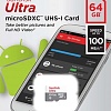 Карта памяти SanDisk Ultra SDSQUNR-064G-GN3MN microSDXC 64GB