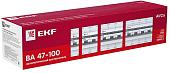 Выключатель автоматический EKF ВА 47-100 3P 40А (C) 10kA mcb47100-3-40C-bas