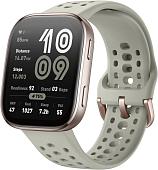 Умные часы Amazfit Bip 6 (титановый, с светло-серым силиконовым ремешком)