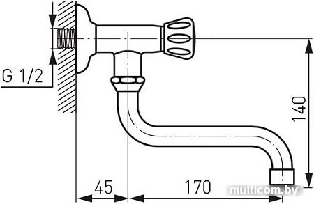 Вентиль Ferro Standard Z39