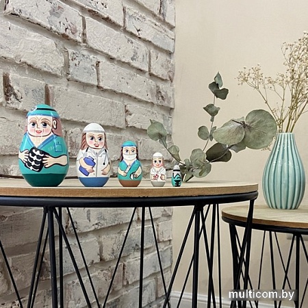 Развивающая игра Брестская Матрешка Подарки врачу и медсестре (набор 5 шт)