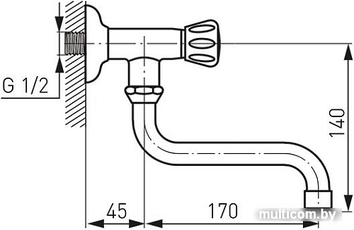 Вентиль Ferro Standard Z39