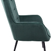 Интерьерное кресло Седия Bogema (велюр зеленый/черный)