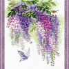 Набор для вышивания Риолис Глициния № 1672