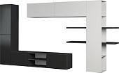 Горка КМК Мебель Альда 0917 (белый/черный/белый)