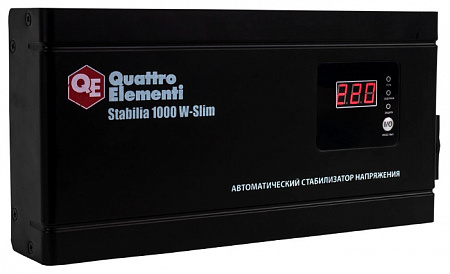 Стабилизатор напряжения Quattro Elementi Stabilia W-Slim 1000