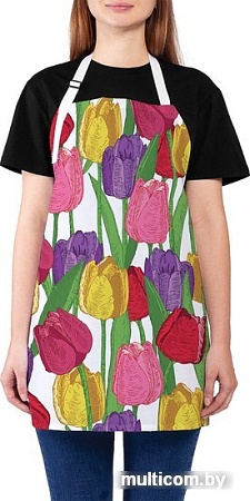 Фартук JoyArty Поляна тюльпанов ap_17761