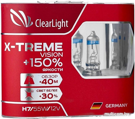 Галогенная лампа Clear Light X-treme Vision H7 2шт