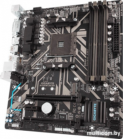 Материнская плата Gigabyte B450M DS3H (rev. 1.0)