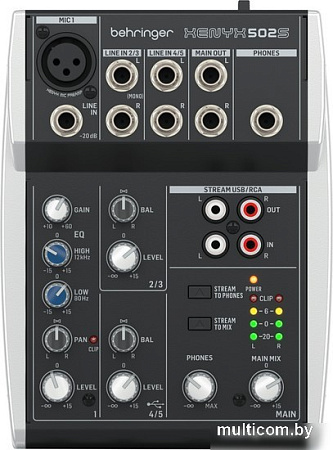 Микшерный пульт Behringer Xenyx 502S