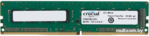 Оперативная память Crucial 8GB DDR4 PC4-17000 (CT8G4DFD8213)