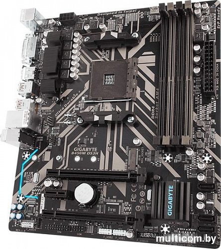Материнская плата Gigabyte B450M DS3H (rev. 1.0)