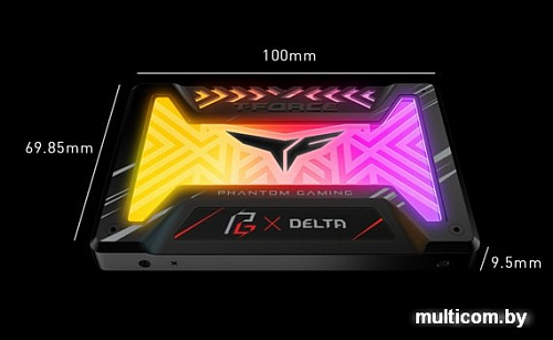 SSD ASRock Delta Phantom Gaming RGB 250GB T253PG250G3C313