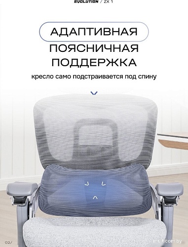 Офисное кресло Evolution ZX 1 (серый)