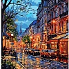 Картина по номерам Lori Вечерняя улица Кпн-364