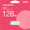 USB Flash ADATA UR350 128GB UR350-128G-RSR/BG (серебристый/коричневый)