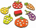Развивающая игра Alatoys Мозаика. Овощи МКО01