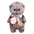 Классическая игрушка BUDI BASA Collection Басик Baby с игрушкой Дед Мороз BB-068 (20 см)