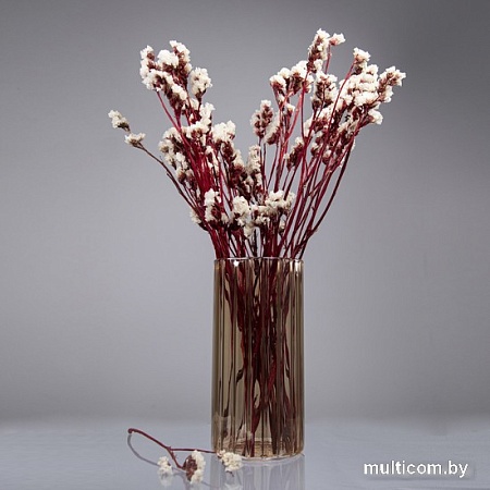 Ваза Элетех Тубо 10x20 4840900095 (рифленый янтарный)