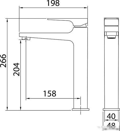 Смеситель Grossman Classic 520.K35.04.420 (графит сатиновый)