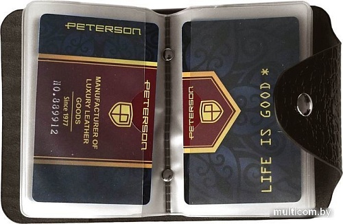 Визитница Peterson CR-101-BLACK (черный)