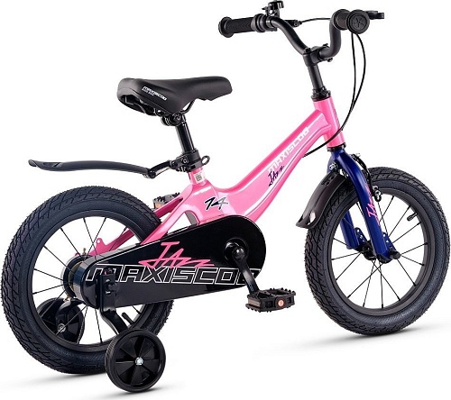 Детский велосипед Maxiscoo Jazz Стандарт Плюс 14 2025 MSC-J1442 (розовый сапфир, разобранный)