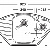 Кухонная мойка Kromevye EX 191 KD