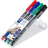Набор маркеров Staedtler Люмоколор S 313 WP4 (4 шт)