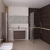 Душевой уголок Omnires Marina DNR90X LUX+DNR30X LUX
