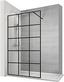 Душевая стенка Calani Soleo Walk In 120x195 CAL-K6013 (черный/прозрачное стекло)